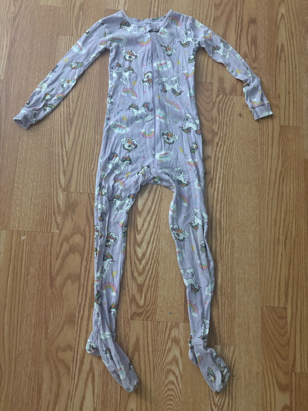 GIRL ONE PIECE PJS.